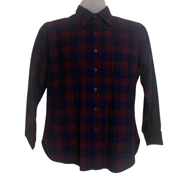 Vintage Pendleton Country Traditionals Robinson Tartan Flannel  Mens Size S - Picture 1 of 9
